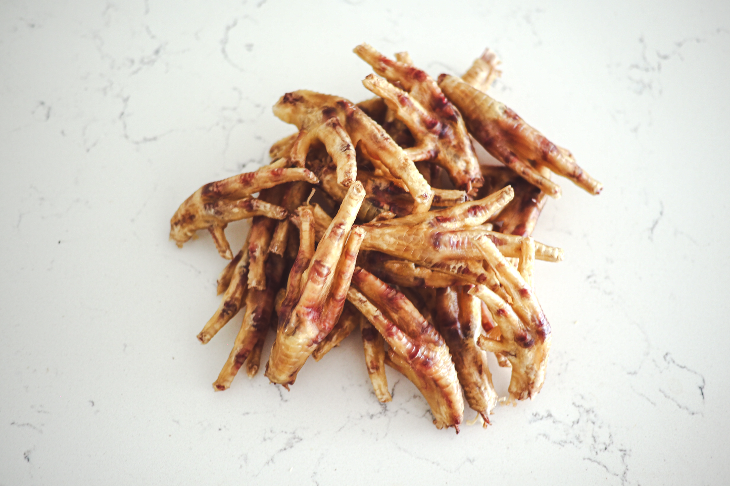 Dehydrated Chicken Feet for Dogs & Cats - Natural Chews, Healthy Treats, High Protein Snack, Grain-Free Pet Food